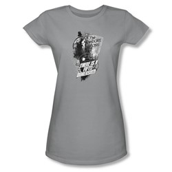 Twilight Zone - Womens Fifth Dimension T-Shirt In Silver