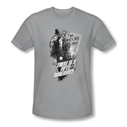 Twilight Zone - Mens Fifth Dimension T-Shirt In Silver