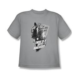 Twilight Zone - Big Boys Fifth Dimension T-Shirt In Silver