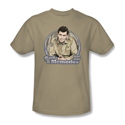 Andy Griffith - Mens Thanks For The Memories T-Shirt In Sand