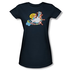 Love Boat - Womens The Doctor Is In T-Shirt In Navy
