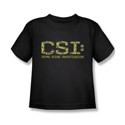 Csi - Little Boys Collage Logo T-Shirt In Black