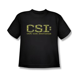 Csi - Big Boys Collage Logo T-Shirt In Black