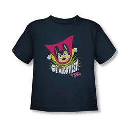 Mighty Mouse - Toddler The Mightiest T-Shirt In Navy