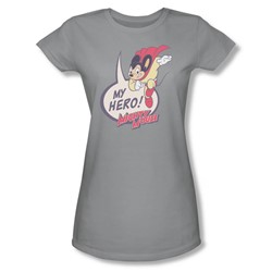 Mighty Mouse - Womens My Hero T-Shirt In Silver