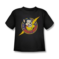 Mighty Mouse - Little Boys Mighty Hero T-Shirt In Black