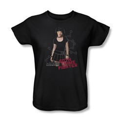 Ncis - Womens Goth Crime Fighter T-Shirt In Black