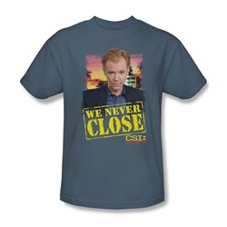 Csi: Miami - Mens Never Close T-Shirt In Slate
