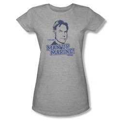 Ncis - Womens Man Up T-Shirt In Heather