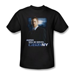 Csi:Ny - Mens Justice Served T-Shirt In Black