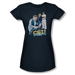 Csi: Miami - Womens Perspective T-Shirt In Navy
