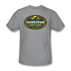 Survivor - Mens South Pacific T-Shirt In Silver