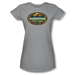 Survivor - Womens South Pacific T-Shirt In Silver