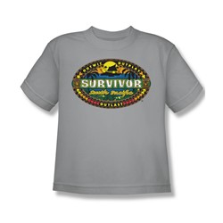 Survivor - Big Boys South Pacific T-Shirt In Silver