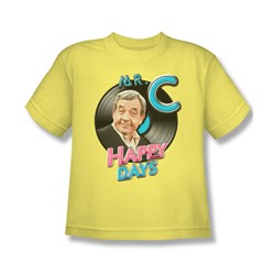 Happy Days - Big Boys Mr. C T-Shirt In Banana