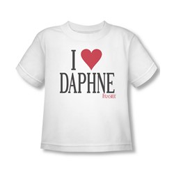 Frasier - Toddler I Heart Daphne T-Shirt In White