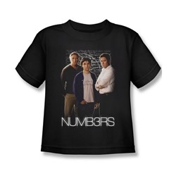 Numbers - Little Boys Equations T-Shirt In Black