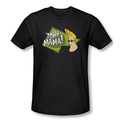 Johnny Bravo - Mens Oohh Mama T-Shirt In Black