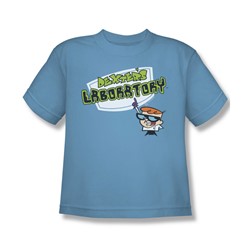 Dexter'S Laboratory - Big Boys Logo T-Shirt In Carolina Blue