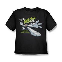 Dexter'S Laboratory - Little Boys Robo Dex T-Shirt In Black