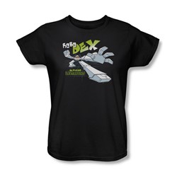 Dexter'S Laboratory - Womens Robo Dex T-Shirt In Black