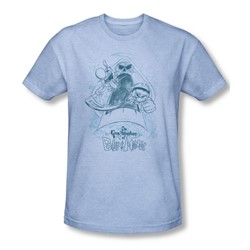 Grim Adventures Of Billy & Mandy - Mens Sketched T-Shirt In Light Blue