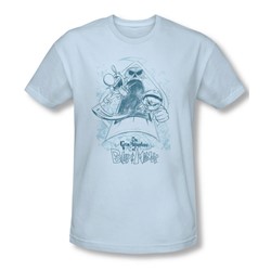 Grim Adventures Of Billy & Mandy - Mens Sketched T-Shirt In Light Blue