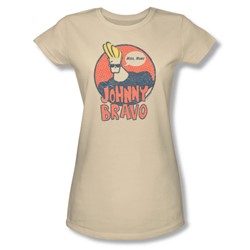 Johnny Bravo - Womens Wants Me T-Shirt In Cream