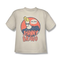 Johnny Bravo - Big Boys Wants Me T-Shirt In Cream