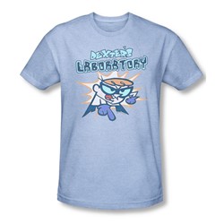 Dexter'S Laboratory - Mens What Do You Want T-Shirt In Light Blue
