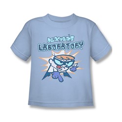 Dexter'S Laboratory - Little Boys What Do You Want T-Shirt In Light Blue