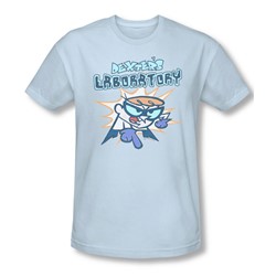 Dexter'S Laboratory - Mens What Do You Want T-Shirt In Light Blue