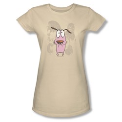 Courage - Womens Monsters T-Shirt In Cream