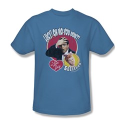 I Love Lucy - Mens Yelling In Spanish T-Shirt In Carolina Blue