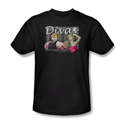 I Love Lucy - Mens Divas T-Shirt In Black