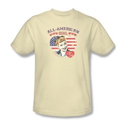 I Love Lucy - Mens All American T-Shirt In Cream