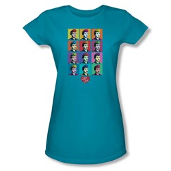 I Love Lucy - Womens Worhol T-Shirt In Turquoise