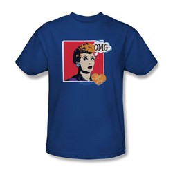 I Love Lucy - Mens I Love Worhol Omg T-Shirt In Royal