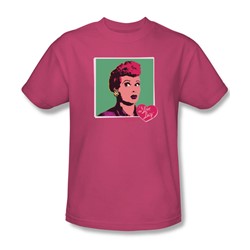 I Love Lucy - Mens I Love Worhol T-Shirt In Hot Pink