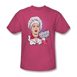 I Love Lucy - Mens Speed It Up T-Shirt In Hot Pink