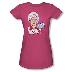 I Love Lucy - Womens Speed It Up T-Shirt In Hot Pink