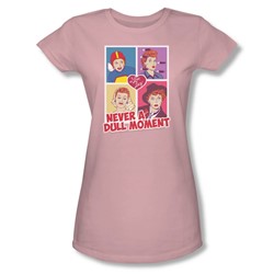 I Love Lucy - Womens Panels T-Shirt In Pink