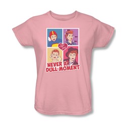 I Love Lucy - Womens Panels T-Shirt In Pink