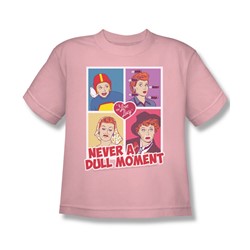 I Love Lucy - Big Boys Panels T-Shirt In Pink