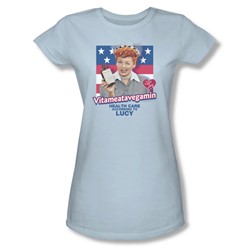 I Love Lucy - Womens Health Care T-Shirt In Light Blue