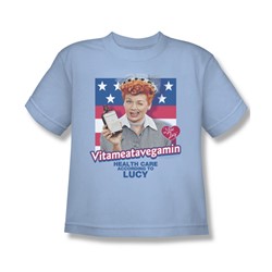 I Love Lucy - Big Boys Health Care T-Shirt In Light Blue