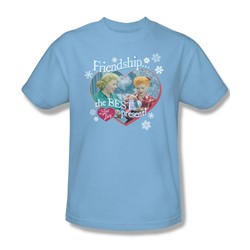 I Love Lucy - Mens The Best Present T-Shirt In Light Blue
