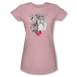 I Love Lucy - Womens Best Friends T-Shirt In Pink