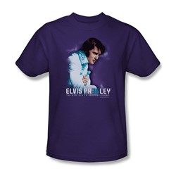 Elvis Presley - Mens 35Th Anniversary 2 T-Shirt In Purple