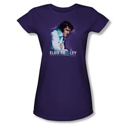 Elvis Presley - Womens 35Th Anniversary 2 T-Shirt In Purple